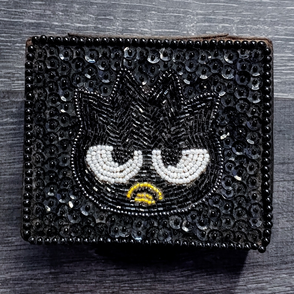 Rare vintage Y2k sequin badtz maru jewelry box